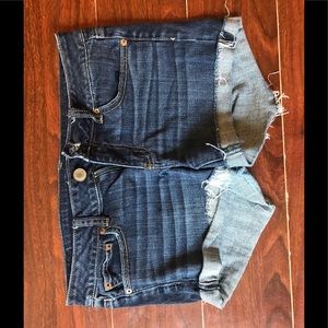 Denim shorts